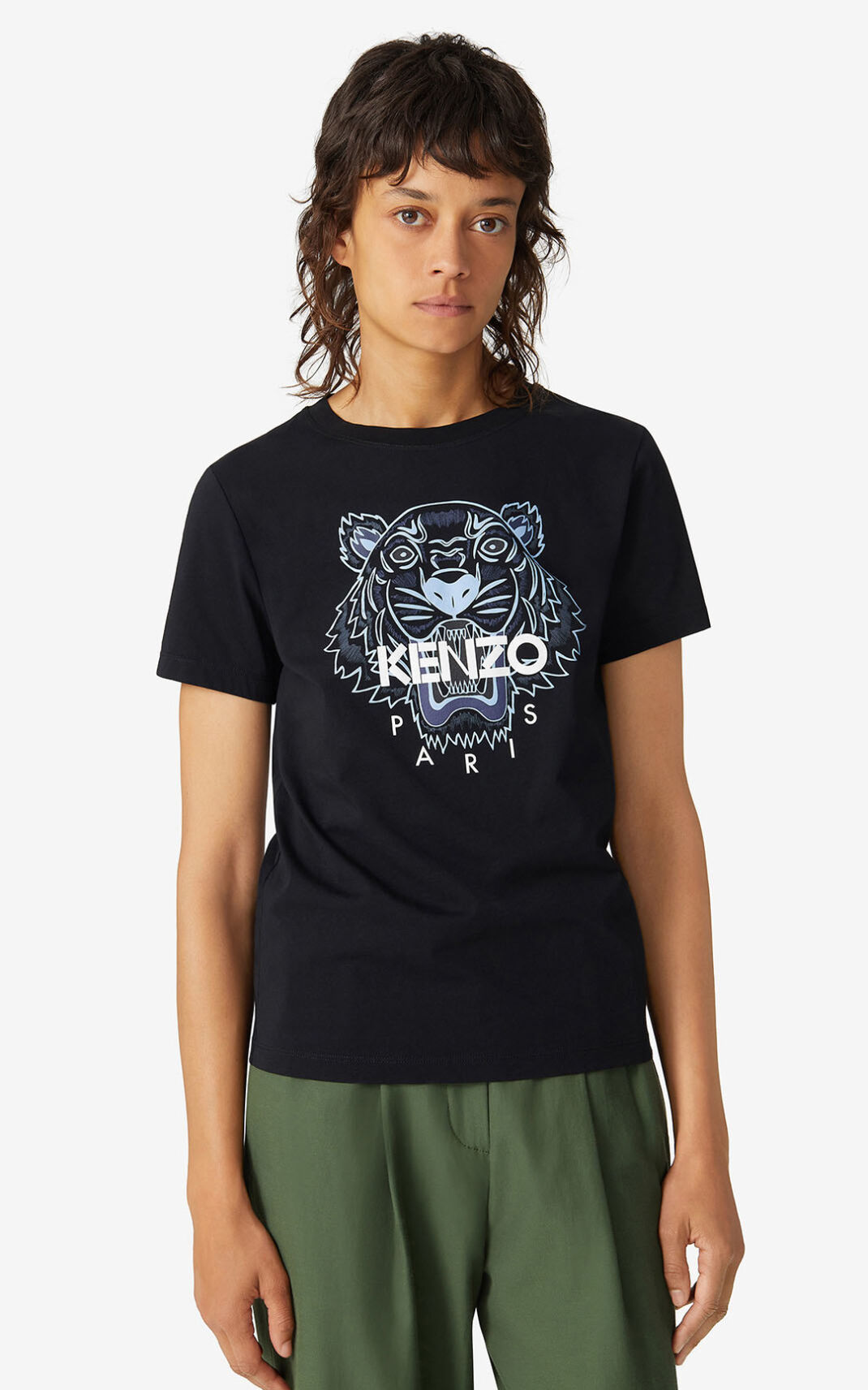 Camisetas Kenzo Tiger Mujer Negras - SKU.0293207